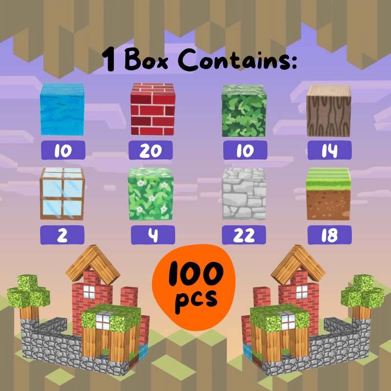 Magnetic Building Blocks Set