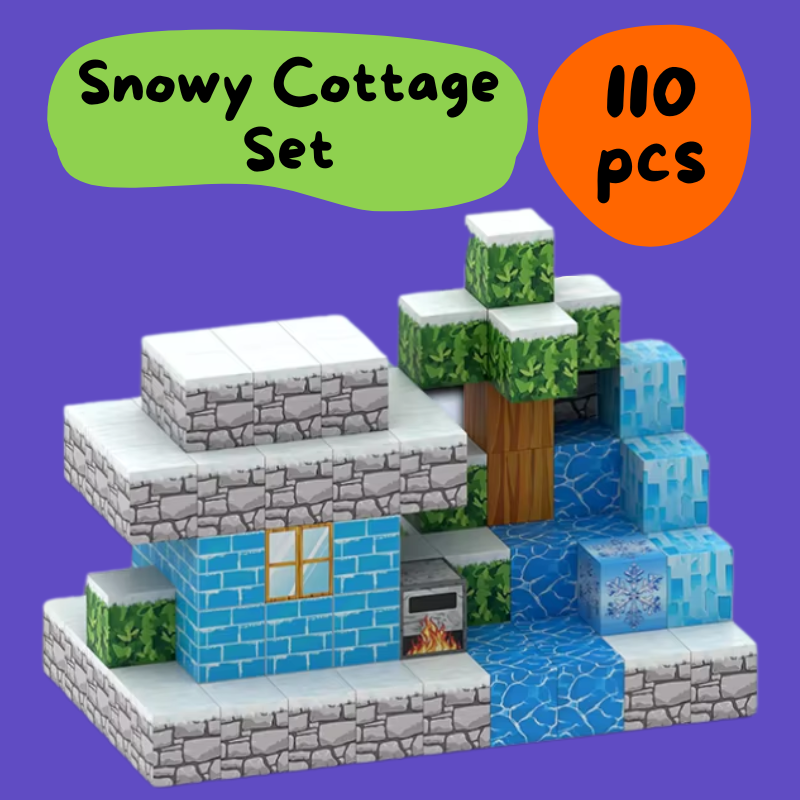 Snowy Cottage Set - 110pcs