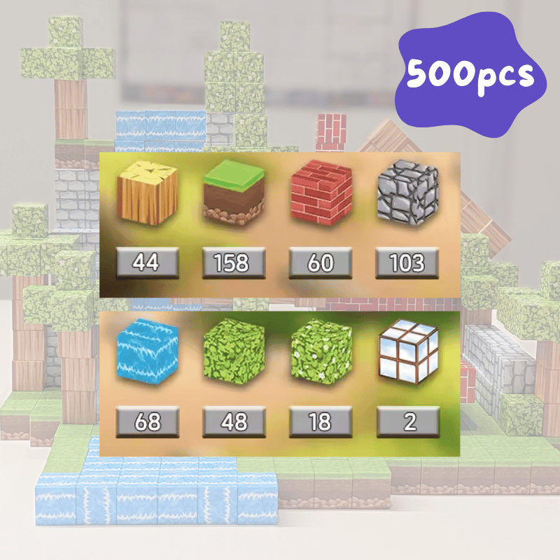 Magnetic Building Blocks Set