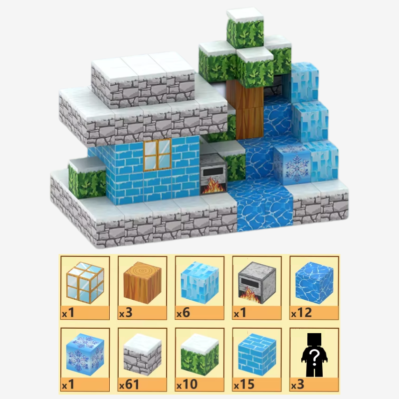 Snowy Cottage Set - 110pcs