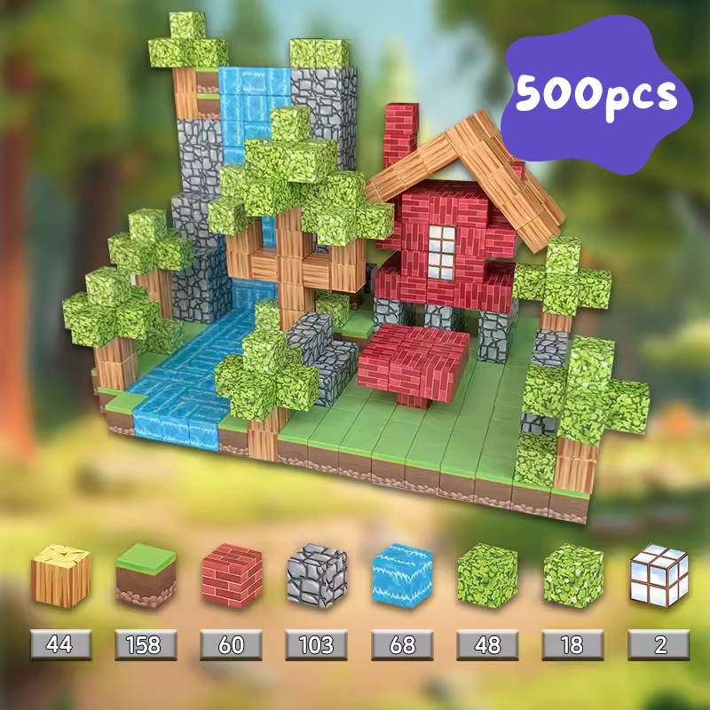 Magnetic Building Blocks Set