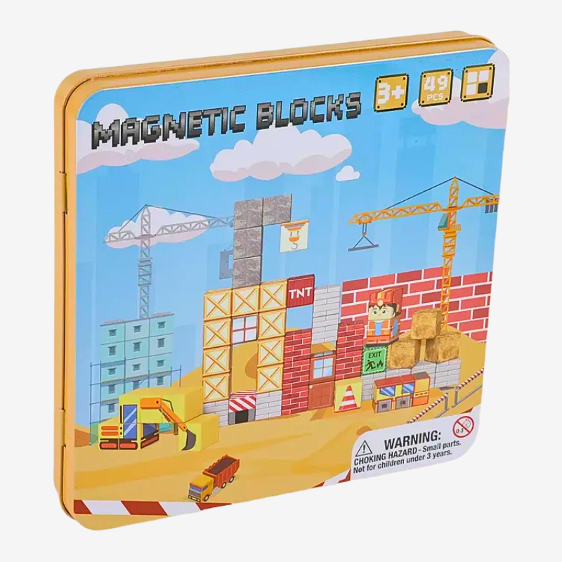 Construction Site Travel Tin - 49pcs