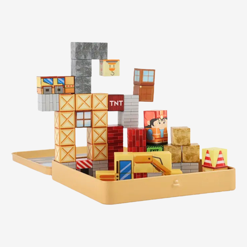 Construction Site Travel Tin - 49pcs