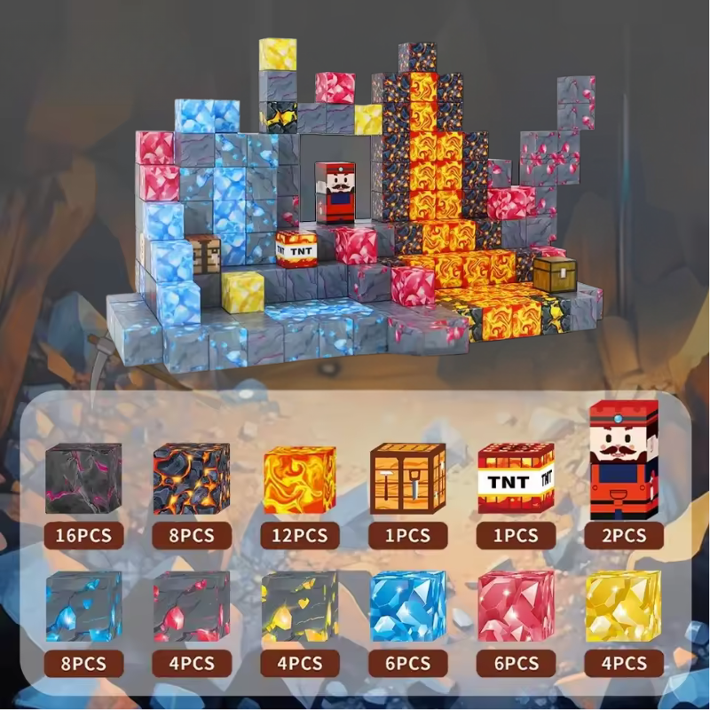 Cave Miner Set - 72pcs