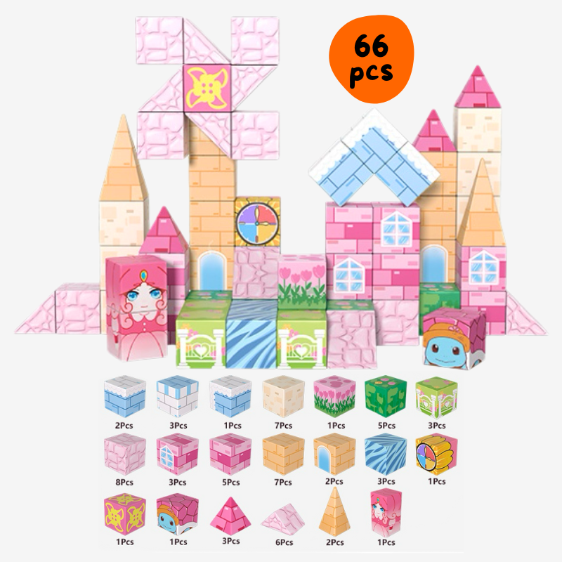 Princess Castle Set - 122pcs or 66pcs