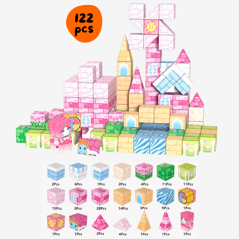 Princess Castle Set - 122pcs or 66pcs