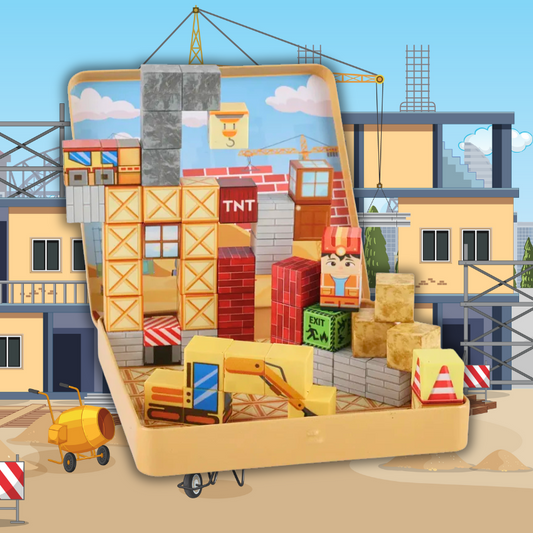 Construction Site Travel Tin - 49pcs