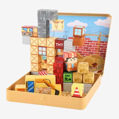 Construction Site Travel Tin - 49pcs