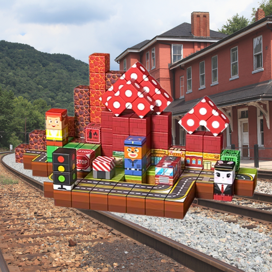 Mountain Fire Station Set - 120pcs